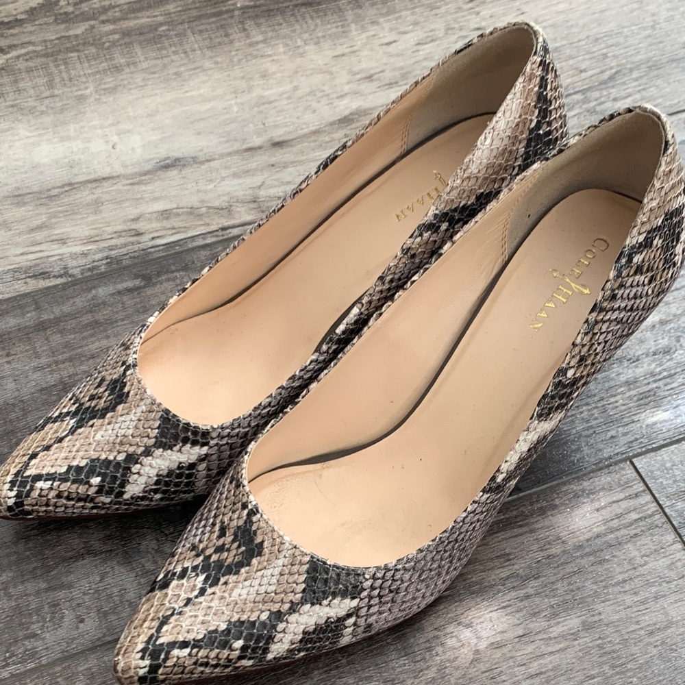 Cole Haan Women's Snakeskin Pattern Heels